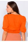 Blusa Com Elástico Cintura 