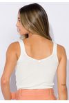 Blusa Tricô Canelada 