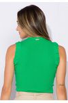 Blusa Tricô Manga Dupla