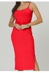 VESTIDO ALÇA CANELADO