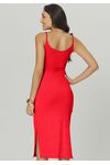 VESTIDO ALÇA CANELADO