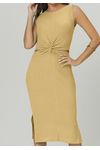 VESTIDO RELEVO COM VAZADOS