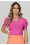 BLUSA MANGA PRINCESA CANELADA