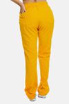 Calça Mostarda Ana Em Gabardine Premium Scrub