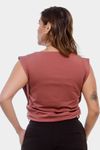 Blusa Rosê Eve Em Malha