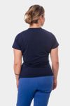 Blusa Azul Marinho Em Malha Dry Confortly Scrub