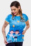 Blusa Síndrome De Down Em Malha Dry Confortly Scrub