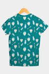 Blusa Odontologia Verde Em Malha Dry Confortly Scrub