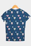 Blusa Odontologia Azul Em Malha Dry Confortly Scrub