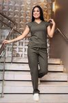 Conjunto Verde Militar Em Malha Hyper Scrub