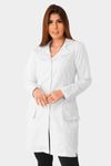 Jaleco Branco Isadora Em Gabardine Premium