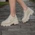 Sapato Oxford Tratorado Feminino GuGi 404-GG - Marfim