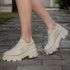 Sapato Oxford Tratorado Feminino GuGi 404-GG - Marfim