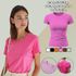 Camiseta T-shirt Feminina Lisa Baby Look Camisa Básica Blusa Moda - Rosa