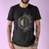 Camiseta Masculina Retro Vinil 100% Algodão - Preto