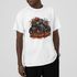 Camiseta Básica Masculina Halloween Monster Truck 100% Algodão Premium - Branco