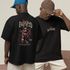Camiseta Básica Masculina Bunny Board Skate Costas 100% Algodão Premium - Preto
