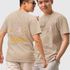 Camiseta Básica Masculina Basquete Hoop Dreams Costas 100% Algodão Premium - Caqui