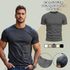 Camiseta Básica Masculina Lisa 100% algodão 30.1 (CM01-LISA) - Chumbo