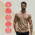 Camiseta Básica Masculina Lisa 100% algodão 30.1 (CM01-LISA) - Caqui
