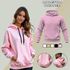 Moletom Canguru Unissex GuGi Com Capuz MLT01-LISO - Rosa Bebê
