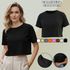 Camiseta Cropped Feminina Algodão Premium Conforto e Estilo Moderno - Preto