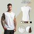Camiseta Regata Masculina Machão Muscle Lisa 100% Algodão Premium - Branco
