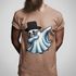 Camiseta Básica Masculina Fantasma De Cartola Ghost 100% Algodão Premium - Caqui