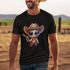 Camiseta Básica Masculina Alien Cowboy Faroeste 100% Algodão Premium - Preto