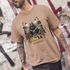 Camiseta Básica Masculina Gorilla Gang Streetwear 100% Algodão Premium - Caqui
