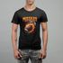 Camiseta Básica Masculina Bola Futebol Americano 100% Algodão Premium - Preto