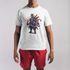 Camiseta Básica Masculina Samurai Ninja 100% Algodão Premium - Branco