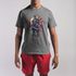 Camiseta Básica Masculina Samurai Ninja 100% Algodão Premium - Chumbo