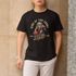 Camiseta Básica Masculina Leão King Of The Court 100% Algodão Premium - Preto