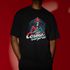 Camiseta Básica Masculina Alien Lua 100% Algodão Premium - Preto