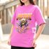 Camiseta Feminina Justice Anjo Direito Advogado 100% Algodão Premium - Rosa