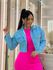 Jaqueta Rebeca Jeans Claro
