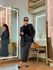 Conjunto Charlotte Risca De Giz Preto