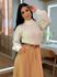 Tricot Julia Nude E Off White