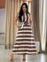 Conjunto Cecilia Xadrez Marrom