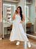 Vestido Vivian Azul E Branco