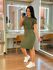 Vestido Tubinho Verde Militar