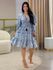 Vestido Maia Estampado Azul Bebe