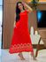 Vestido Manuela Vermelho