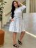 Vestido Antonela Branco E Preto