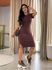 Vestido Tubinho Marrom