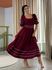 Vestido Carla Marsala