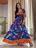 Vestido Paloma Estampado Azul Tucano