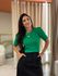 Blusa Gabriela Verde Bandeira