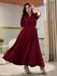 Vestido Laura Marsala